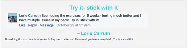 Back Pain Relief 4 Life Customer Reviews